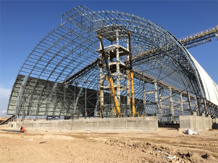 铜仁煤机油桶翘工程网架